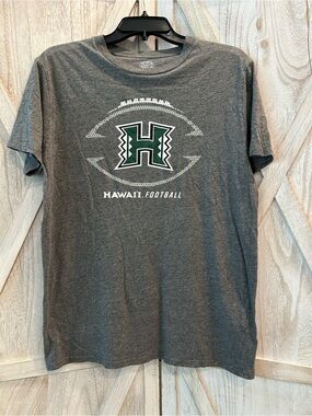 Hawaii Football Polynesian Legacy Graphic Tee Retro H Logo